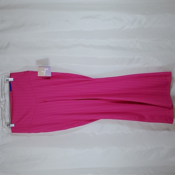 JoyLab Women's X-Long High-Rise Rib Flare Leggings Athletic Fit Stripes, Pink, - Picture 8 of 16